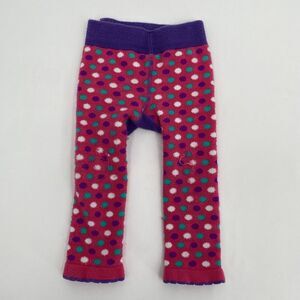 Izzy & Owie By Pavilion Stretch Polka Dot Unicorn Tight Leggings Pink 12-24M